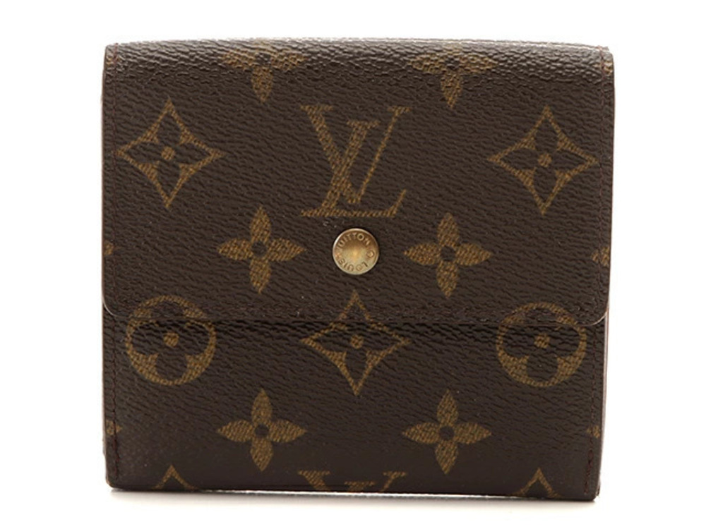 Louis Vuitton Monogram Porte Monnaie Billet Carte Credit Bi fold Wallet